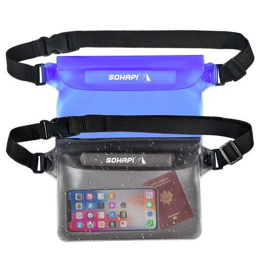 LINECY防水ポーチ完全防水IPX82個セット防水ケース財布サングラス小物入れプール海キャンプ水遊びお釣り防水袋PVC2色