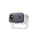 【360°回転可能】JIMVEOプロジェクター天井投影家庭用25000LM1080PWIFI6400ANSI電動フォーカス自動台形補正双方向BLUETOOTH5...