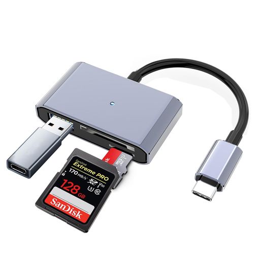 【新高速モデル】SDカードリーダー3in1マルチ変換アダプタOTG機能Type-CUSBカメラアダプタ高速伝送双方向データ転送USB-C/SD/TF/USB3.0カードと互換性高耐久ケーブル写真/ビデオ高速転送設定不要 【新高速モデル】SDカードリーダー3in1マルチ変換アダプタOTG機能Type-CUSBカメラアダプタ高速伝送双方向データ転送USB-C/SD/TF/USB3.0カードと互換性高耐久ケーブル写真/ビデオ高速転送設定不要