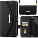NODALAiPhone15Plusケース手帳型アイフォン15プラススマホケース財布型ショルダーあいふぉん15Plus携帯ケース肩掛け斜めがけカバー手帳型小銭入れカード収納ロングストラップ長さ調節可能