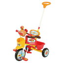 ジョイパレット(JOYPALETTE)おでかけ三輪車アンパンマンごうV(ブイ)0211アンパンマン三輪車1.5歳からハンドルトイストッパー付きおでかけ押棒フリーペダル