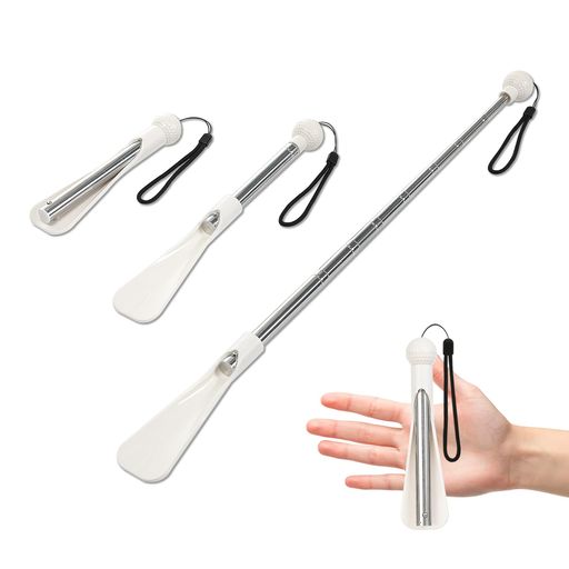 靴べら携帯靴ベラロング靴べら携帯メンズくつべら伸縮18-84cm男性、女性、子供、高齢者用