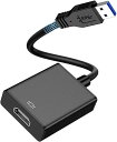USB HDMI 変換アダプタ 「ドライバー内蔵」 5GBPS高速伝送 USBディスプレイアダプタ USB HDMI 変換ケーブル 1080P対応 音声出力 ディスプレイアダプタ 安定出力 コンパクト 使用簡単 MAC/WINDOWS(2)