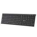 ICLEVER キーボード BLUETOOTH 日本語JIS配列3台同時接続可能 TYPE C充電式 フルサイズ 超薄型 ワイヤレス キーボード 無線 静音 テンキー付きマルチペアリング ラップトップ PCタブレットスマホ IPAD用(2)