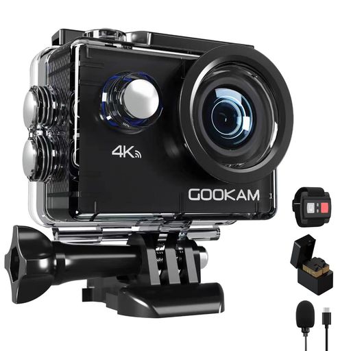 GOOKAMGo2󥫥4K30fps20MP170빭ѥ40MɿWiFiHDMI2.4G⥳դɿ...