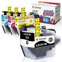 GPC IMAGE LC3119 LC3119-4PK ブラザー 用 インク LC3119 純正と併用可能 LC3117 LC3117-4PK 大容量タイプ 4色セット BROTHER 対応 MFC-J6980CDW MFC-J6580CDW