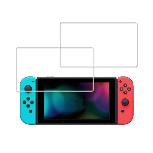 樂天商城 - 対応NintendoSwitch用のガラスフィルム日本旭硝子素材製9H硬度強化ガラス保護フィルム2枚セット
