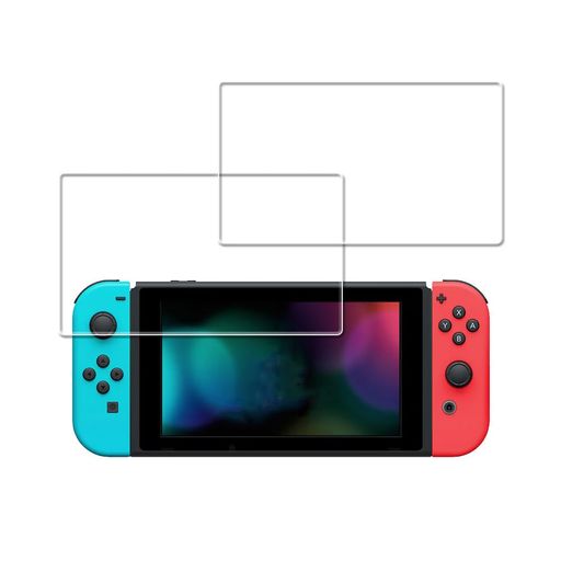 Rakuten - 対応 Nintendo Switch 用の ガラスフィルム 日本旭硝子素材製 9H硬度強化ガラス 保護フィルム, 2枚セット