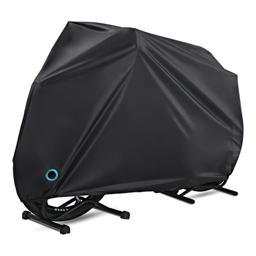 Hanmir自転車カバーサイクルカバー厚手防犯防風防塵耐熱UVカット撥水加工破れにくい鍵穴盗難防止雨雪対応き29インチまで対応収納袋付きブラック