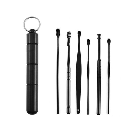耳掃除耳かき 耳かき みみかき 耳掃除 イヤークリーナー スパイラル型 らせん みみかき キーホルダー ネジ式 アルミ製 耳掻き 軽量 携帯用 軽量便利 耐湿防圧 小物入れ 野外 山登り 厳選6…
