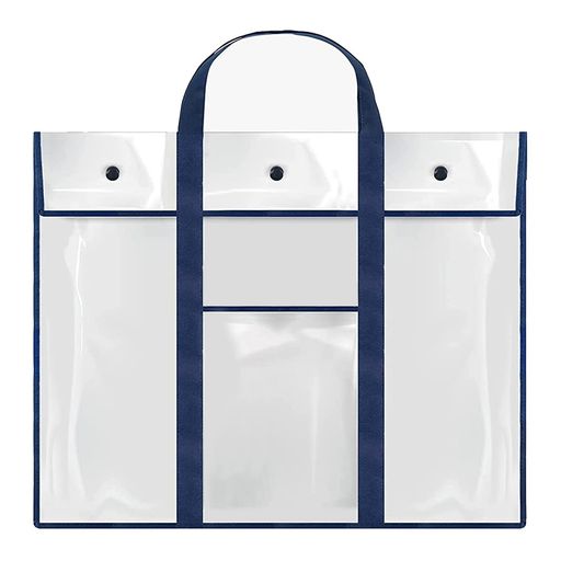 図面ケースポスターケース大きいa2b2a3透明クリアケース防水スケッチバッグ図面収納バッグキャリングケース持ち手付き手提げバッグトートバッグ画材画板絵の具収納ケ...