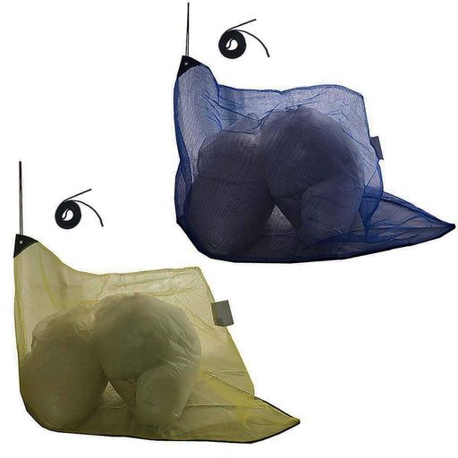 カラスよけゴミネット屋外三角型45Lゴミ袋約1~2個用約4mmの細かい網目ゴミ袋の上からかぶせるだけネッ..