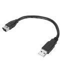 Firewire13946ピンメス-USB2.0AMアダプターケーブル、プラグアンドプレイ、柔軟、DVビデオカメラ、デジタルカメラ用