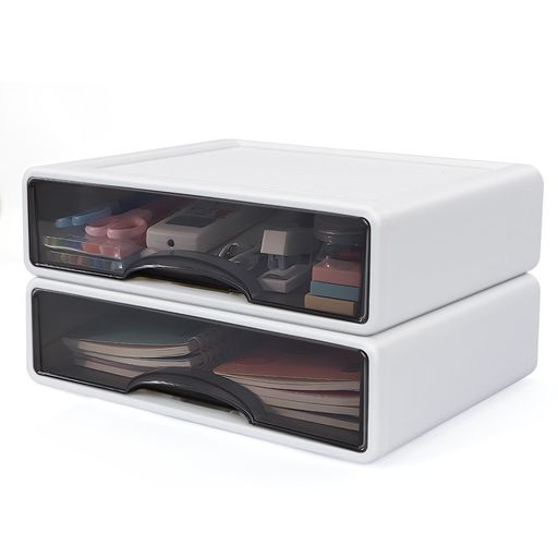 YGORTECHレターケースa4引き出し収納書類ケース小物入れ引き出し収納ボックス文房具収納防塵卓上収納ケ..