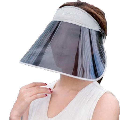 [Mukeyo]サンバイザーuvカット帽子レインハットレインバイザーつば広自転車ひよけ帽子紫外線対策晴雨兼..