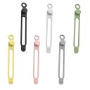 MEDUSHASHAケーブルバンドケーブルまとめる多機能ケーブルクリップ弾性繰り返し再利用ケーブル固定具コードクリップイヤフォン電気ワイヤーUSBケーブル等(6...