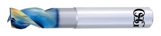 オーエスジー 非鉄用DLCコート3枚刃超硬エンドミルショート形 外径4mm 全長55mm 刃長6mm シャンク径6mm AE-TS-N 4x12(8557331)