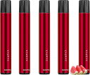 Eonfine電子タバコ使い捨てvapeベイプ10000回吸引可能スイカアイス禁煙パイポ禁煙グッズ水蒸気タバコ禁煙電子たばこビタミン入りニコチンゼロ赤色