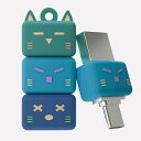 BILIOUS タイプC USB メモリ、2で1 OTG デュアルUSB 3.0 64G フラッシュドライブ、JENNA猫のデザインかわいいサムドライブ、防水&...