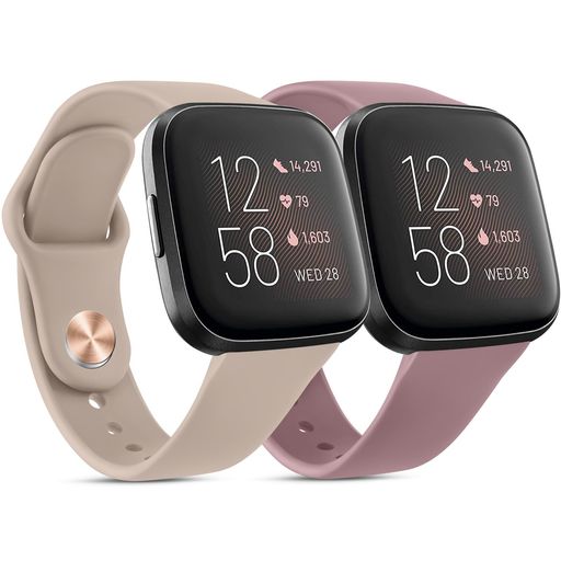 【2パック】 ベルト コンパチブル FITBIT VERSA2 バンド/VERSA2 /VERSA LITE バンド 交換ベルト シリコン交換バンド 柔らかい バーサ2 ベルト (2パック 03)
