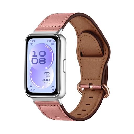[SeGinn] レザーバンド Huawei Band 11 / 11 Pro 対応 交換バンド ピンク