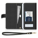 GUTUKEau/UQSpeedWi-Fi5GX11/X12専用モバイルルーターケースカード収納マグネット式全面保護耐衝撃放熱性au/UQSpeedWi-Fi5GX11/X12対応(ブラック)