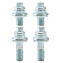 REYLNXR4個入り3/8”蓄電池ボルト銅ネジサイドポスト電池端子ボルト電池サイドポスト延長ボルトに適用(製品の内容:3/8”蓄電池の銅製ネジ、短いねじ*2+...