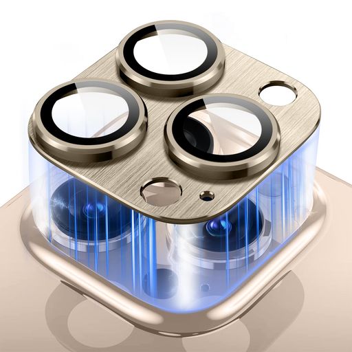 MOKAZII カメラレンズフィルム IPHONE 16 PRO/IPHONE 16 PRO MAX 対応 カメラ保護ガラスフィルム カメラレンズ保護カバー アルミニウム合金+強化ガラス製 耐衝撃 防塵 高透過率 露出オーバー防止 硬度9H 全面保護