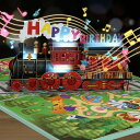 Kesoteバースデーカードメロディライト付き誕生日カードバースデーカード立体3Dポップアップカード音楽付き汽車