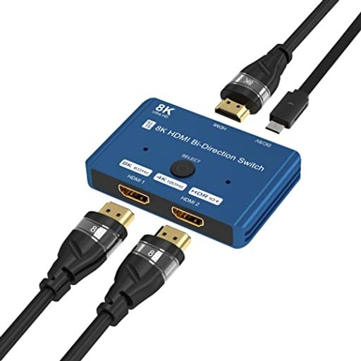 YIWENTEC HDMI 2.1 ULTRA 8K HDR 10 双方向ス