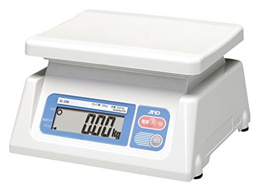 A&D デジタルはかり SL-20K ≪ひょう量:20KG 最小表示:0.01KG 皿寸法:230(W)*190(D)MM 検定無≫ ※計量法準拠製品