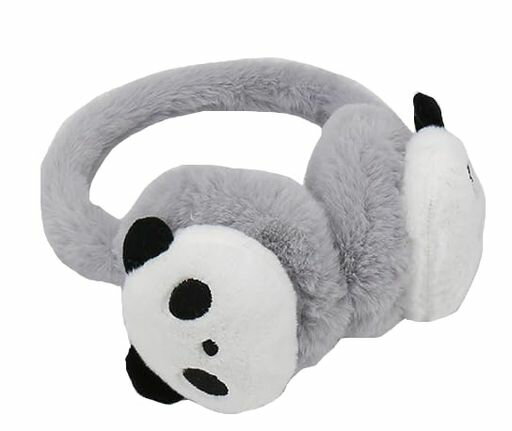 [LYING]耳あて子供イヤーマフ防寒冬キッズ可愛いパンダ柄耳カバーふわふわ男の子女の子耳当て動物イヤーウォーマー子供用防風保温暖かい子ども園児小学生通学アウトドア携帯便利ファ…