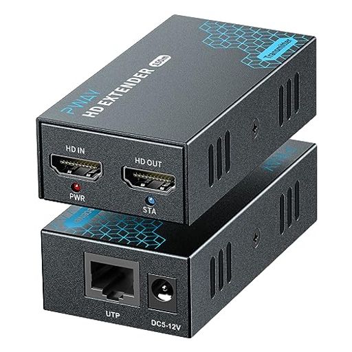 1080P@60HzHDMIエクステンダーLanIP/TCPローカルループアウトHDMI受信機送信機150m伝送距離HDMIロスレス伝送シンクロナス出力監視室ビデオ会議適用