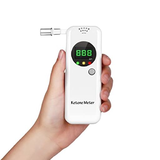 COOLSHARE KETOSIS 呼気式 検知器測定器、糖質制限 ダイエット、ケトン呼吸測定器 (WHITE-3)