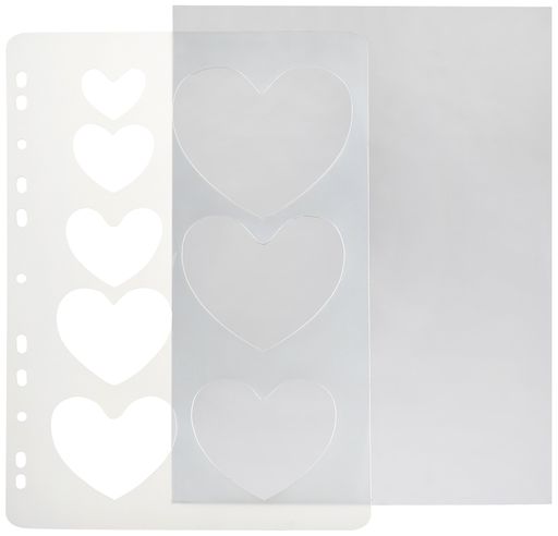 アルテ応援グッズテンプレートセットSCG-06ハートxシルバー