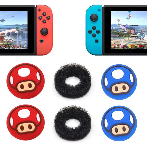 ZHI-NYLLDJSスイッチ/有機EL/ライト対応フリークSWITCH適用スティックカバージョイコンスティックカバーアナログスティックカバーSWITCH/有機EL/LITE対応スティックカバーアシストリング(スティ…