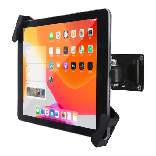 タブレットユニバーサル壁掛けホルダー盗難防止セキュリティロックとキー付き回転デザイン任意調節マルチアングル8~10.1インチ用ブラケットIPADAIRIPADPROGALAXYTABその他用シルバー(BLACK) タブレットユニバーサル壁掛けホルダー盗難防止セキュリティロックとキー付き回転デザイン任意調節マルチアングル8~10.1インチ用ブラケットIPADAIRIPADPROGALAXYTABその他用シルバー(BLACK)