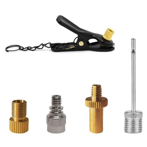 自転車空気入れアダプター真鍮5点セット仏式/米式/英式変換仏式バルブアダプター空気入れアタッチメント自転車タイヤバルブコンバーター