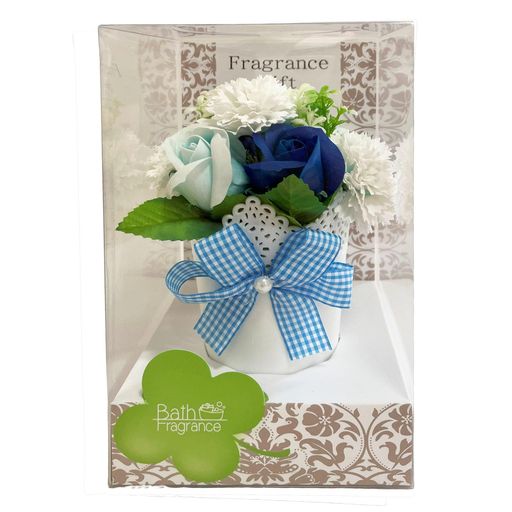 キューフラ(Q-FLA)ソープフラワーフレグランスアレンジSブルー母の日ギフト751578