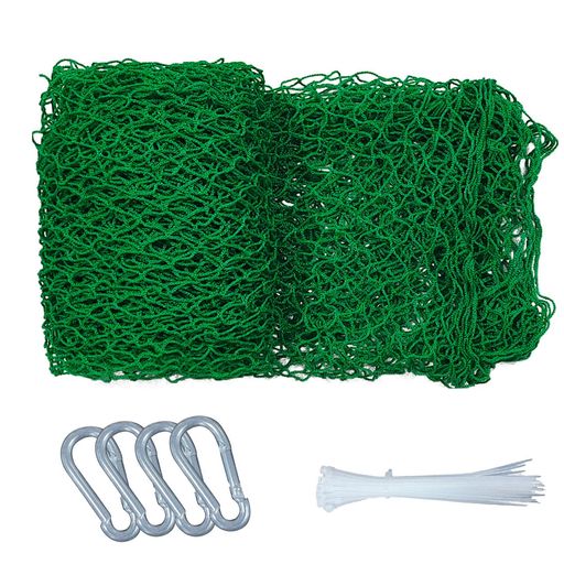 Sharellon防鳥ネット10x10m25mm目カラビナ結束バンド収納バッグ付きベランダ鳥よけネット防獣獣害アニマルグリーン多目的網防風養生建設飛散防止防球バスケ野球テニス多機能