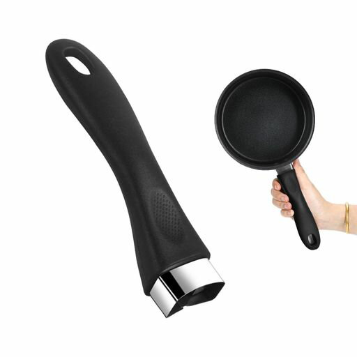 RICISUNG鍋の取っ手鍋ハンドル交換用鍋ハンドル調理器具取っ手交換用鍋汎用取っ手交換部品片手取り外し可能簡単交換耐熱性調理用汎用鍋ネジ付き