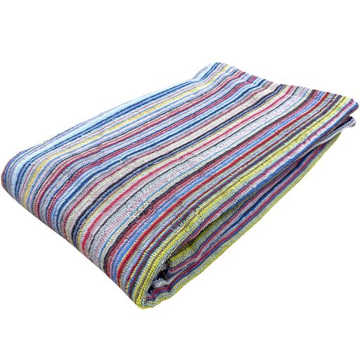 シンプルフレッシュ(SimpleFresh)タオルケット夏用ハーフケット残糸ボーダー柄吸汗吸湿軽量綿100%140cmx100cm