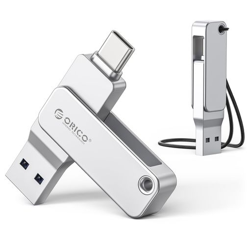 ORICOUSBメモリタイプC64GB-回転式USB3.2高速最大読出速度150MB/s金属製軽量&耐久性バックアップ容量不足解消-EB05