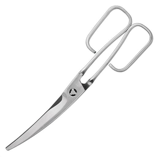 キッチンバサミ料理ばさみカーブキッチンハサミお食事ハサミ焼肉鋏ギザ刃オールステンレス分解可能