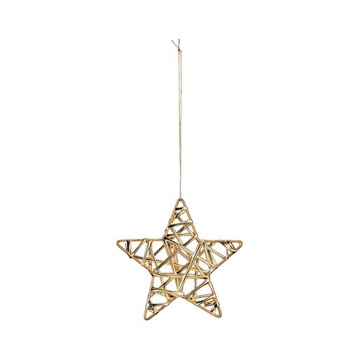 東京堂(Tokyodo)クリスマスオーナメント装飾フィルフラットスターSゴールドΦ7.5xD0.5cm4個入XO000080-zzz