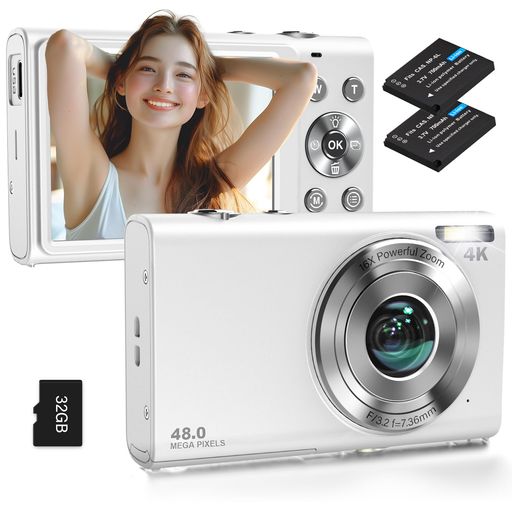 STUOGYUMデジタルカメラ4Kオートフォ�