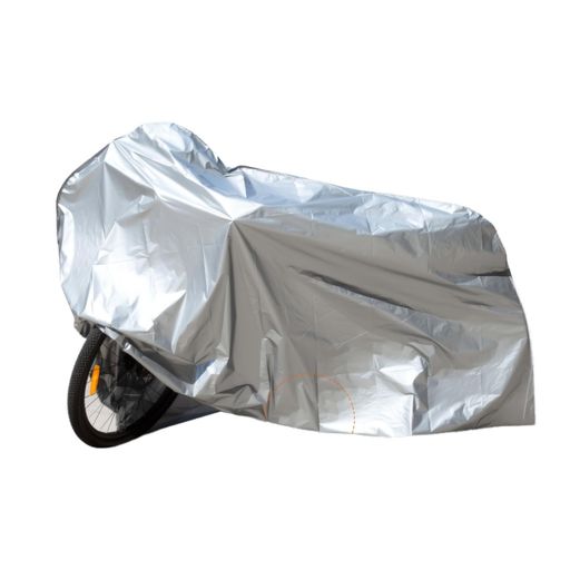 自転車カバー 防水 防塵 紫外線防止 130x230cm シルバー 1枚 ユニバーサルサイズ 大人用 子供用 子供乗せ対応 ロードバイク マウンテンバイク 電動自転車 折り畳み自転車 屋外保管 耐候性 PE…