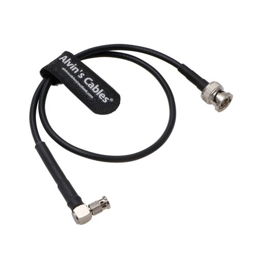 Alvin’s Cables Micro-BNC オス 直角 - BNC オス 6G HD SDI 同軸ケーブル Blackmagic-Video-Assist 75 Ohm 50cm