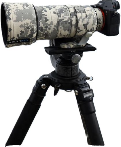ROLANPRO 防水 迷彩 レンズコート SONY FE 70-200mm F2.8 GM OSS II (SEL70200GM2) 2型 用 望遠レンズ 保護カバー 野鳥撮影 - #UCP 迷彩