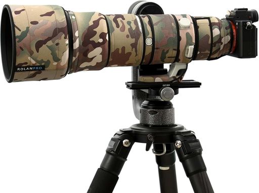 ROLANPRO 防水レンズカバー ソニー Sony FE 400-800mm F6.3-8 G OSS (SEL400800G) 用 望遠レンズ 保護カバー 傷防止 野鳥撮影 迷彩レインカバー - #4 オールテレインカモフラージュカラー